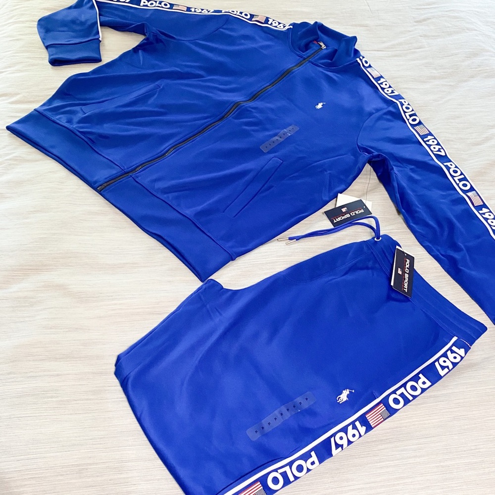 Polo Sport 1967 Side Logo Tracksuit-Royal Blue - Picture 2 of 13